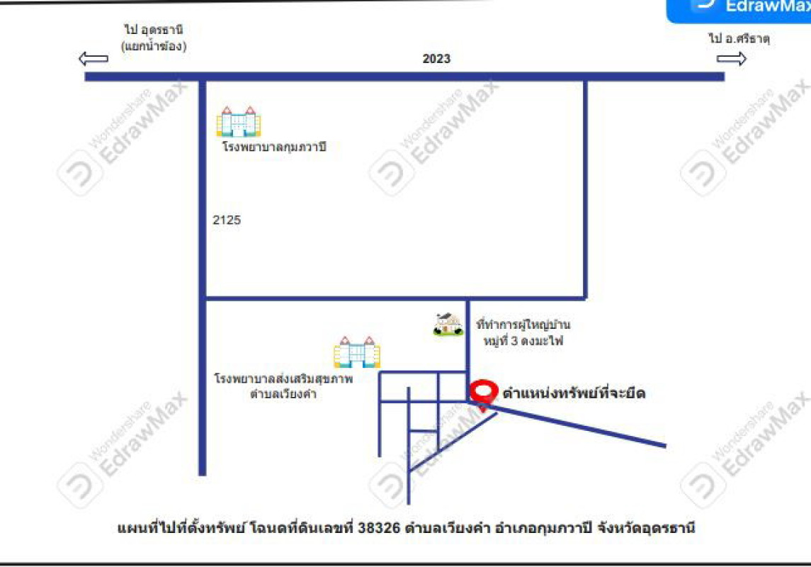 บ้านเดี่ยว อุดรธานี กุมภวาปี เวียงคำ 511600