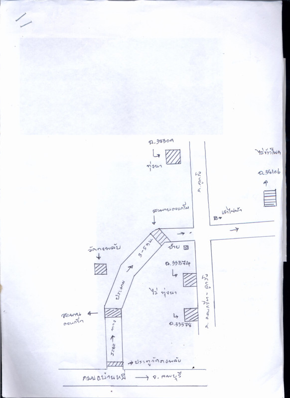 Residential land/lot Loburi Khok Samrong Wang Chan 144000
