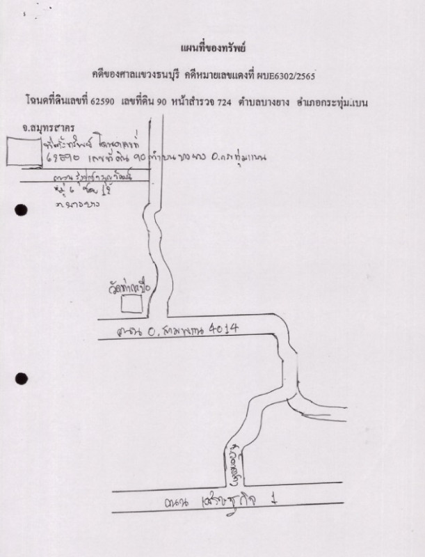 ที่ดินเปล่า สมุทรสาคร กระทุ่มแบน บางยาง 858000