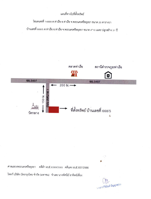 ทาวน์เฮ้าส์ พระนครศรีอยุธยา ท่าเรือ ท่าเรือ 631200