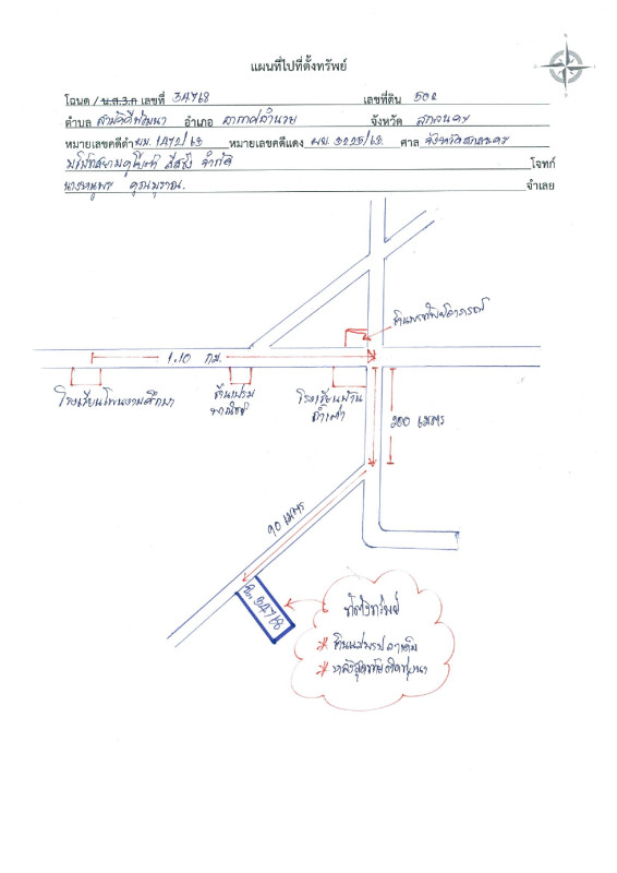 บ้านเดี่ยว สกลนคร อากาศอำนวย สามัคคีพัฒนา 259560