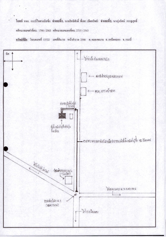ทาวน์เฮ้าส์ กระบี่ เหนือคลอง คลองขนาน 280480