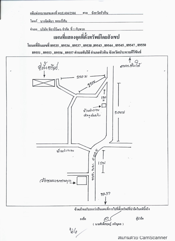 ที่ดินเปล่า ประจวบคีรีขันธ์ หัวหิน ทับใต้ 1426000