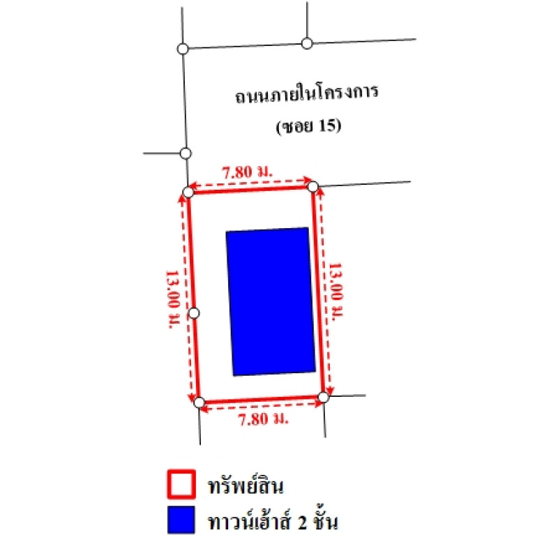 ทาวน์เฮ้าส์ พฤกษาวิลล์ วงแหวน-รามอินทรา 2 กรุงเทพมหานคร คลองสามวา บางชัน 2380000