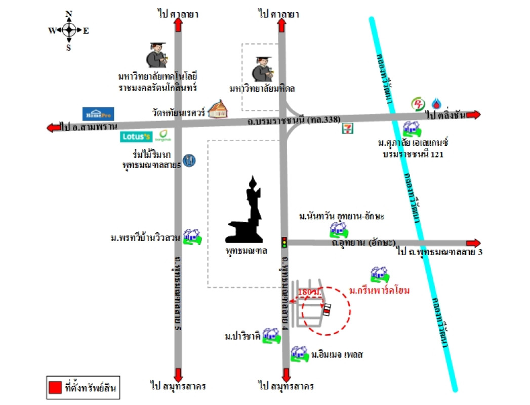 ทาวน์เฮ้าส์ กรีนพาร์คโฮม นครปฐม สามพราน บางกระทึก 1750000