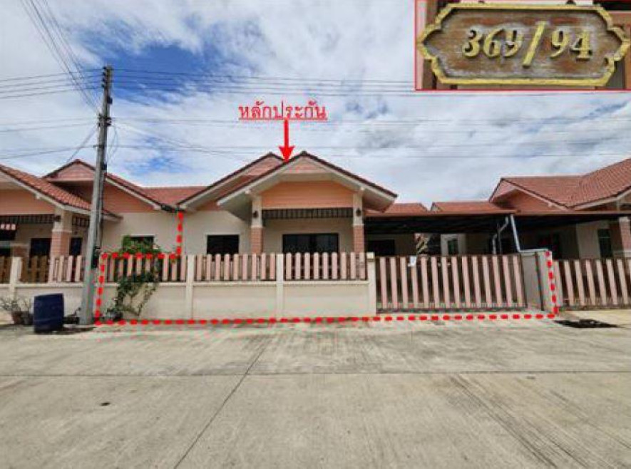 บ้านแฝด แสงตะวัน ลพบุรี พัฒนานิคม ช่องสาริกา 1400000