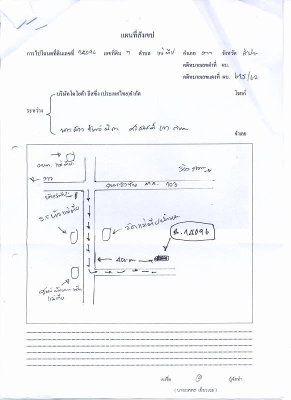 Residential land/lot Lampang Ngao Mae Tip 115850
