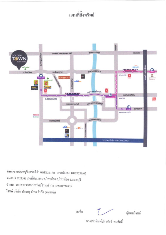 ทาวน์เฮ้าส์ นนทบุรี ไทรน้อย ไทรน้อย 1143150