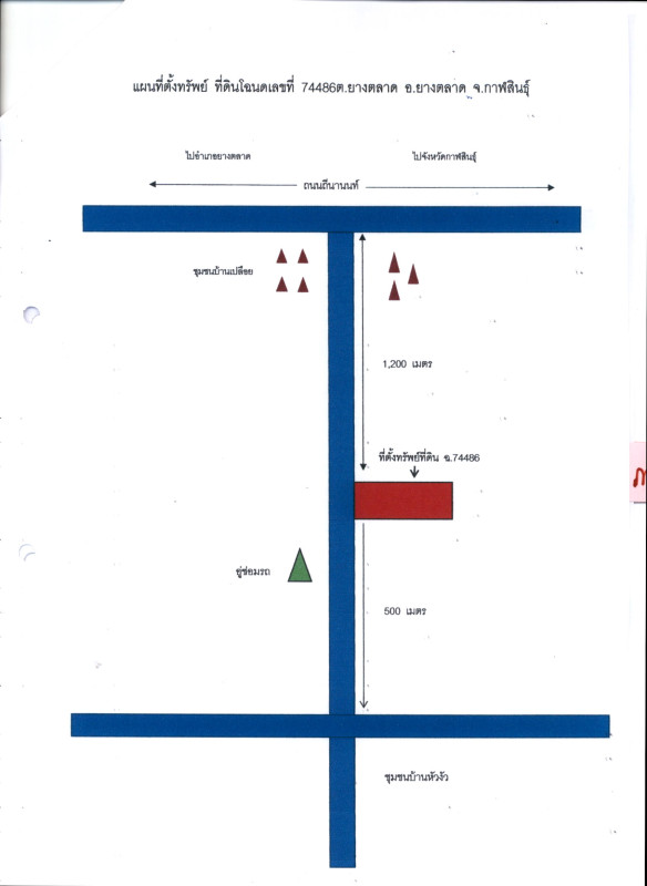 บ้านเดี่ยว กาฬสินธุ์ ยางตลาด ยางตลาด 280000