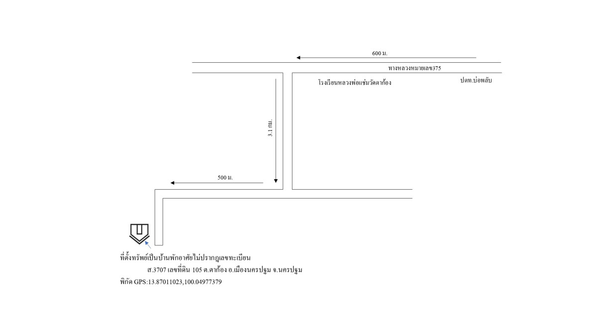 Single house Nakhon Pathom Mueang Nakhon Pathom Ta Kong 1125840