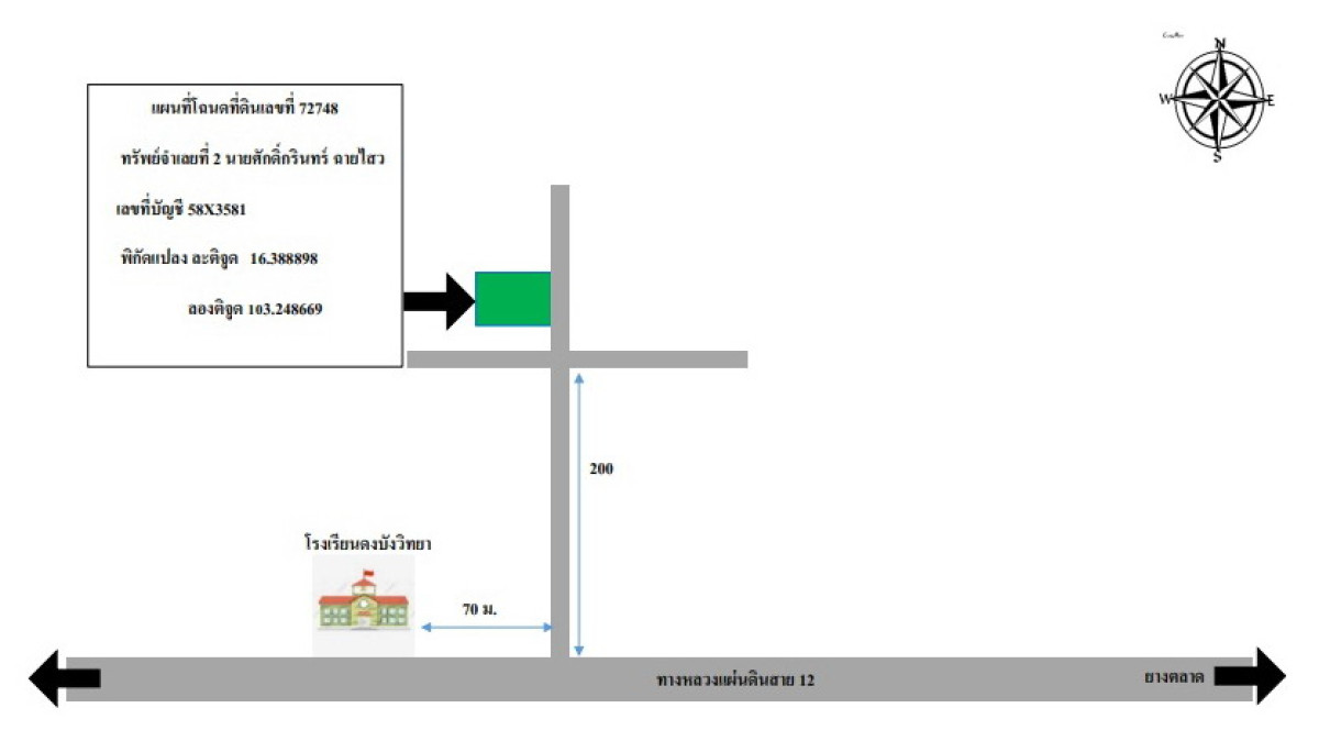 บ้านเดี่ยว กาฬสินธุ์ ยางตลาด หัวนาคำ 2010000