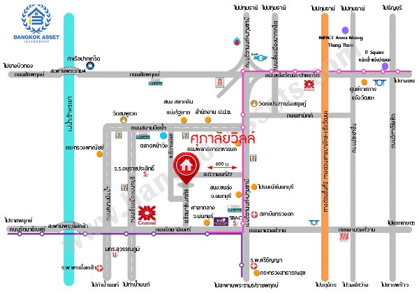 ทาวน์เฮ้าส์ ศุภาลัยวิลล์ รัตนาธิเบศร์ นนทบุรี เมืองนนทบุรี บางกระสอ 2490000