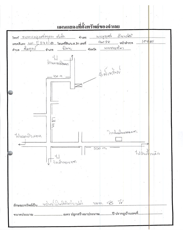 Residential land/lot Nakhon Ratchasima Phimai Nong Rawiang 336000