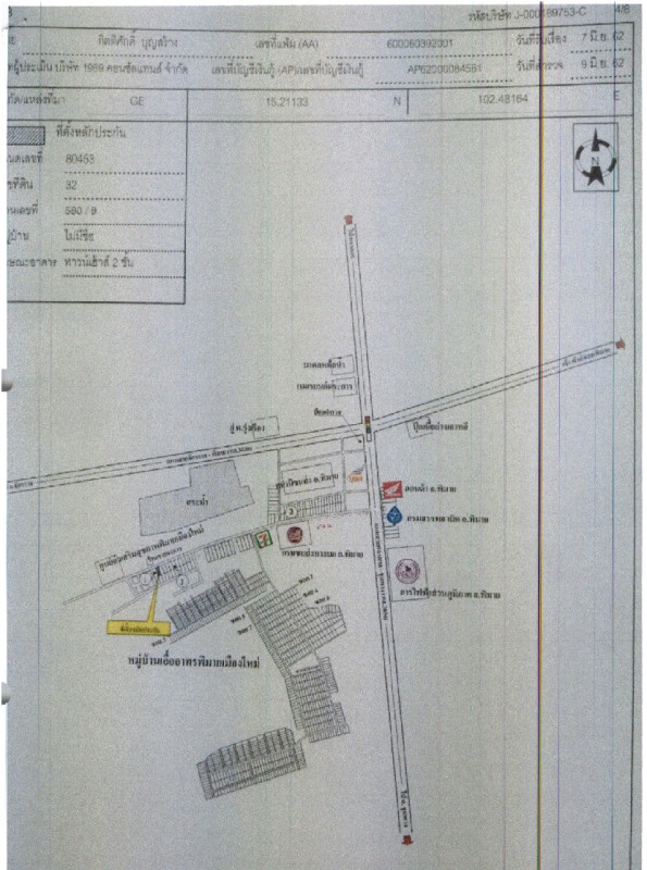 ทาวน์เฮ้าส์ นครราชสีมา พิมาย ในเมือง 673866