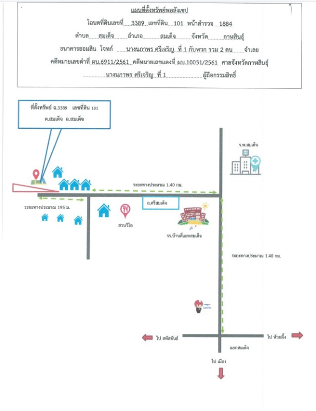 ที่ดินเปล่า กาฬสินธุ์ สมเด็จ สมเด็จ 302000