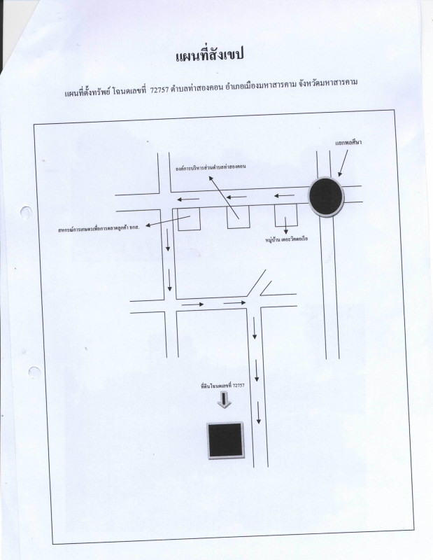 ที่ดินเปล่า มหาสารคาม เมืองมหาสารคาม ท่าสองคอน 146500