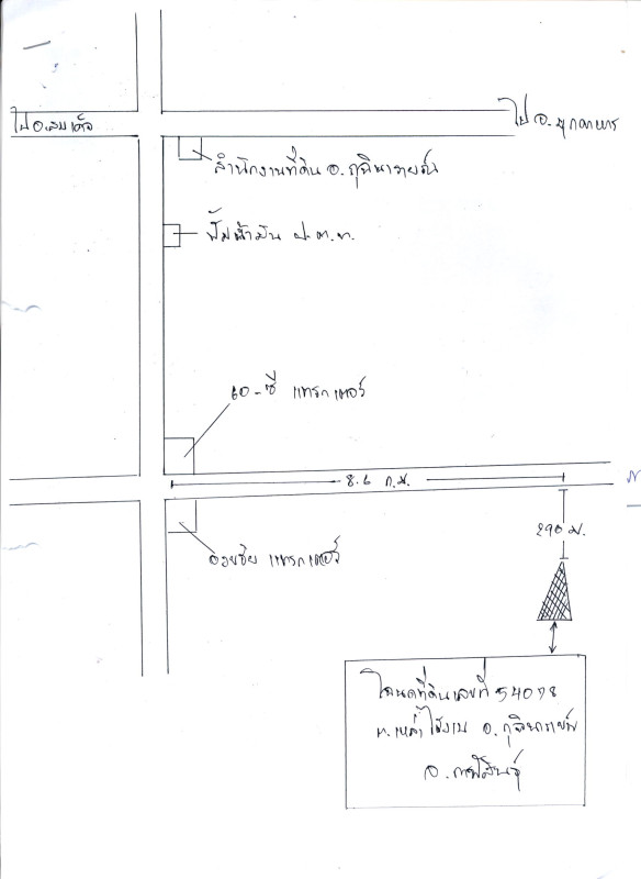 Residential land/lot Kalasin Kuchinarai Kut Wa 323880