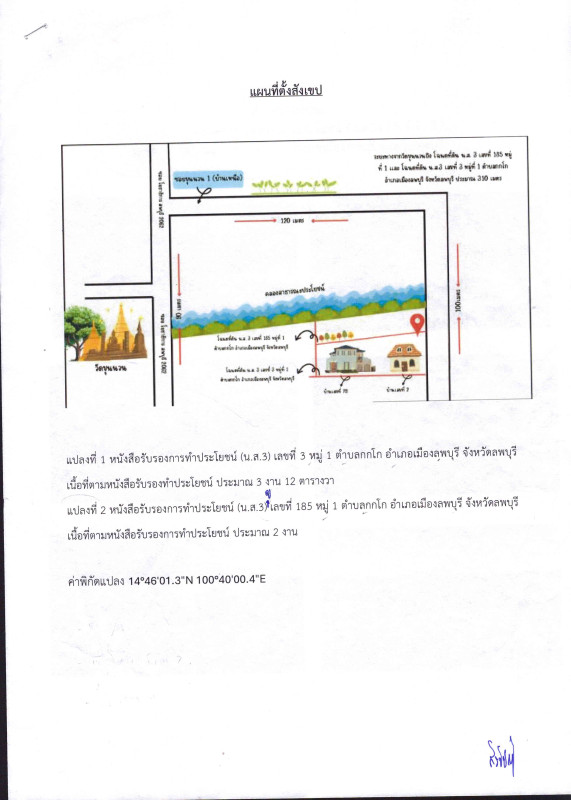 บ้านเดี่ยว ลพบุรี เมืองลพบุรี กกโก 1001960