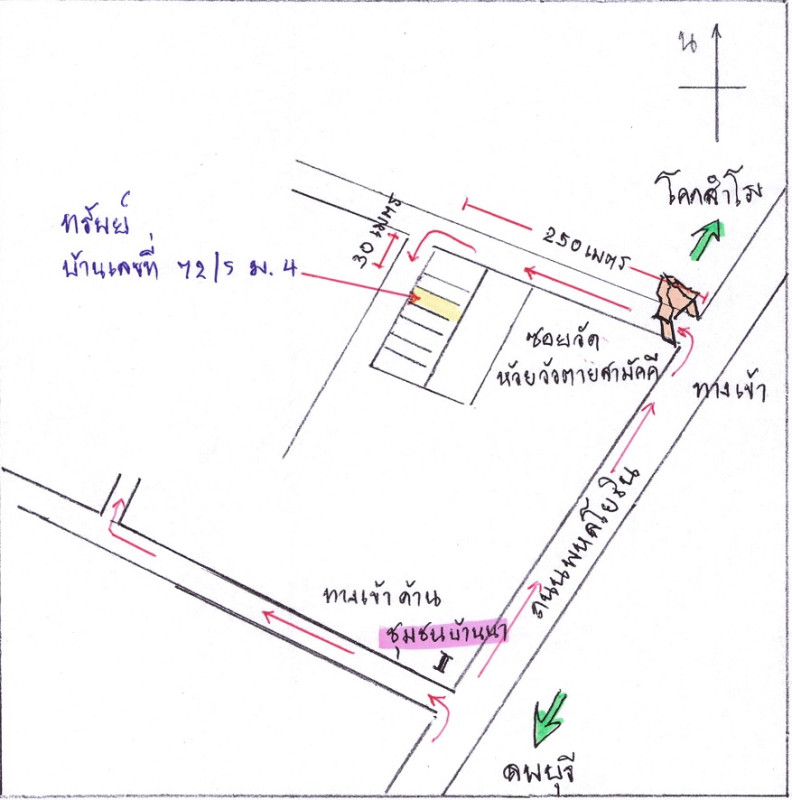 ทาวน์เฮ้าส์ ลพบุรี โคกสำโรง วังขอนขว้าง 272304
