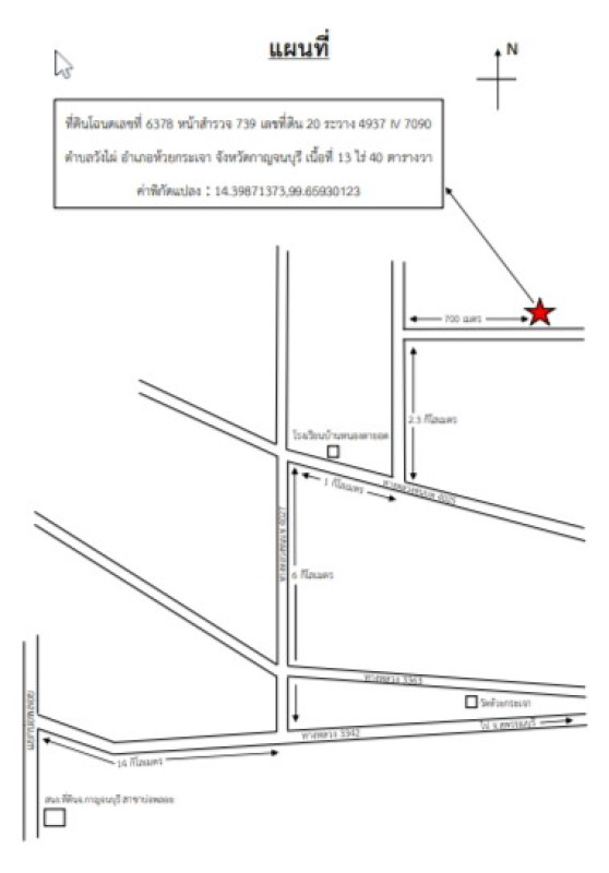 Residential land/lot Kanchanaburi Huai Krachao Wang Phai 1048000