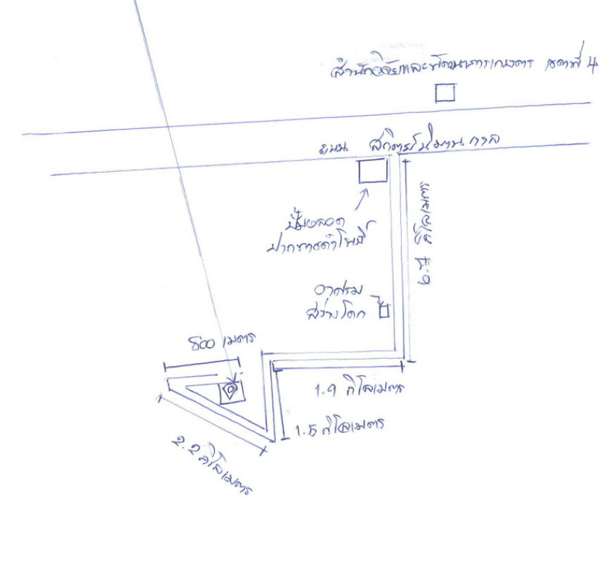 Residential land/lot Ubon Ratchathani Sawang Wirawong Tha Chang 75000