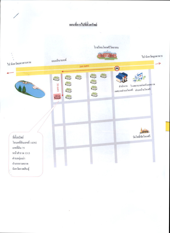 ทาวน์เฮ้าส์ กาฬสินธุ์ ยางตลาด อุ่มเม่า 362860
