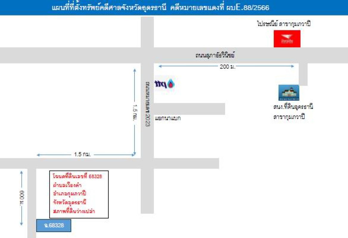 ที่ดินเปล่า อุดรธานี กุมภวาปี เวียงคำ 400000