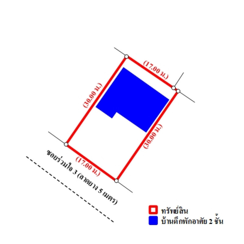 บ้านเดี่ยว ลำพูน เมืองลำพูน ต้นธง 2450000
