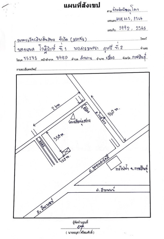 ที่ดินเปล่า กาฬสินธุ์ เมืองกาฬสินธุ์ ลำพาน 560000