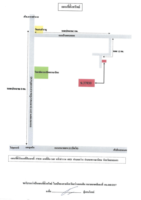 ที่ดินเปล่า สกลนคร พรรณานิคม สว่าง 135070