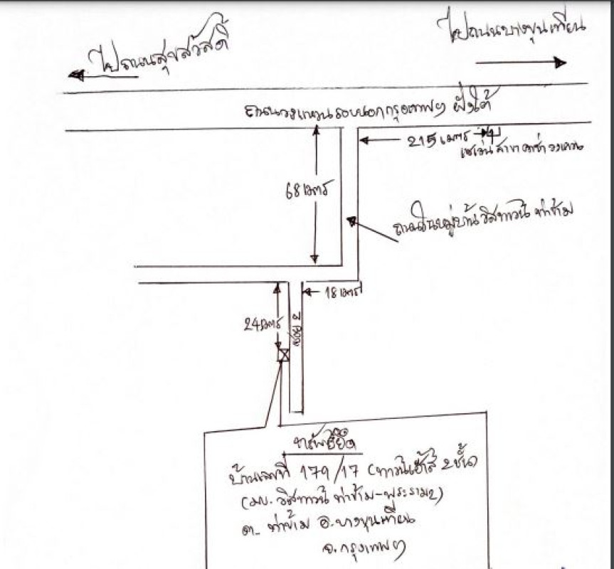 ทาวน์เฮ้าส์ กรุงเทพมหานคร บางขุนเทียน ท่าข้าม 1928234