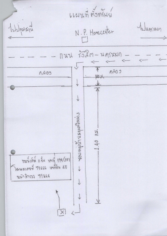 ทาวน์เฮ้าส์ ปทุมธานี ธัญบุรี บึงสนั่น 880505