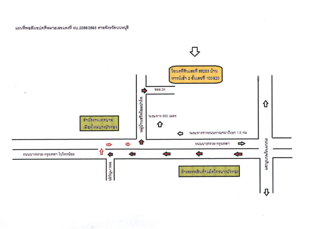 ทาวน์เฮ้าส์ นนทบุรี บางบัวทอง บางบัวทอง 1012400