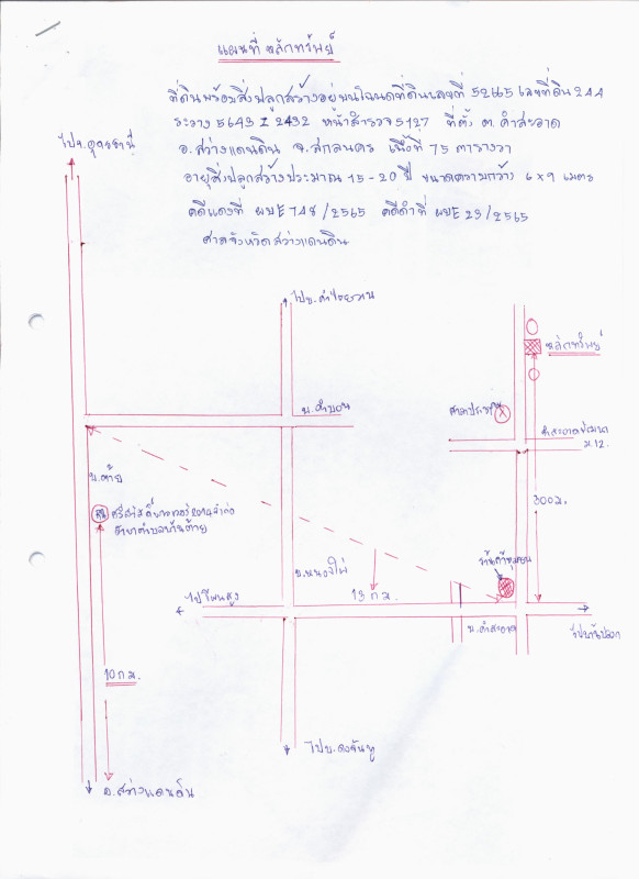 บ้านเดี่ยว สกลนคร สว่างแดนดิน คำสะอาด 563040