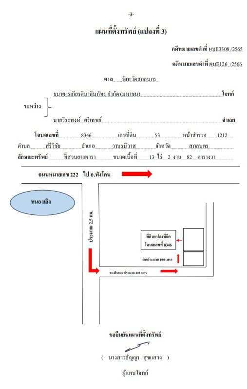 ที่ดินเปล่า สกลนคร วานรนิวาส ศรีวิชัย 1258119