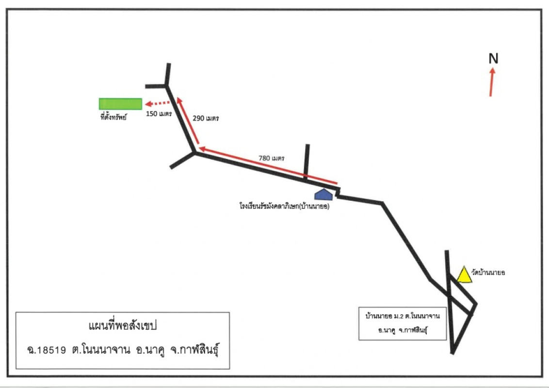 ที่ดินเปล่า กาฬสินธุ์ นาคู โนนนาจาง 510000