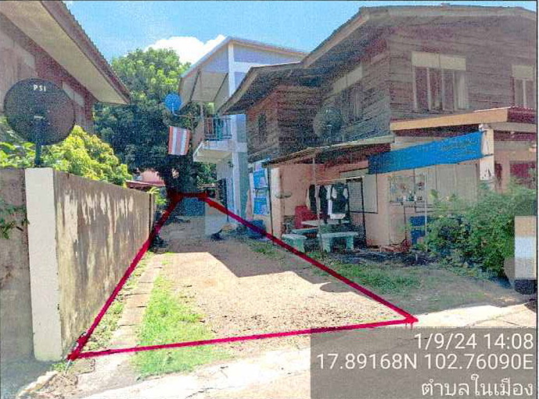 ที่ดินเปล่า หนองคาย เมืองหนองคาย ในเมือง 201600