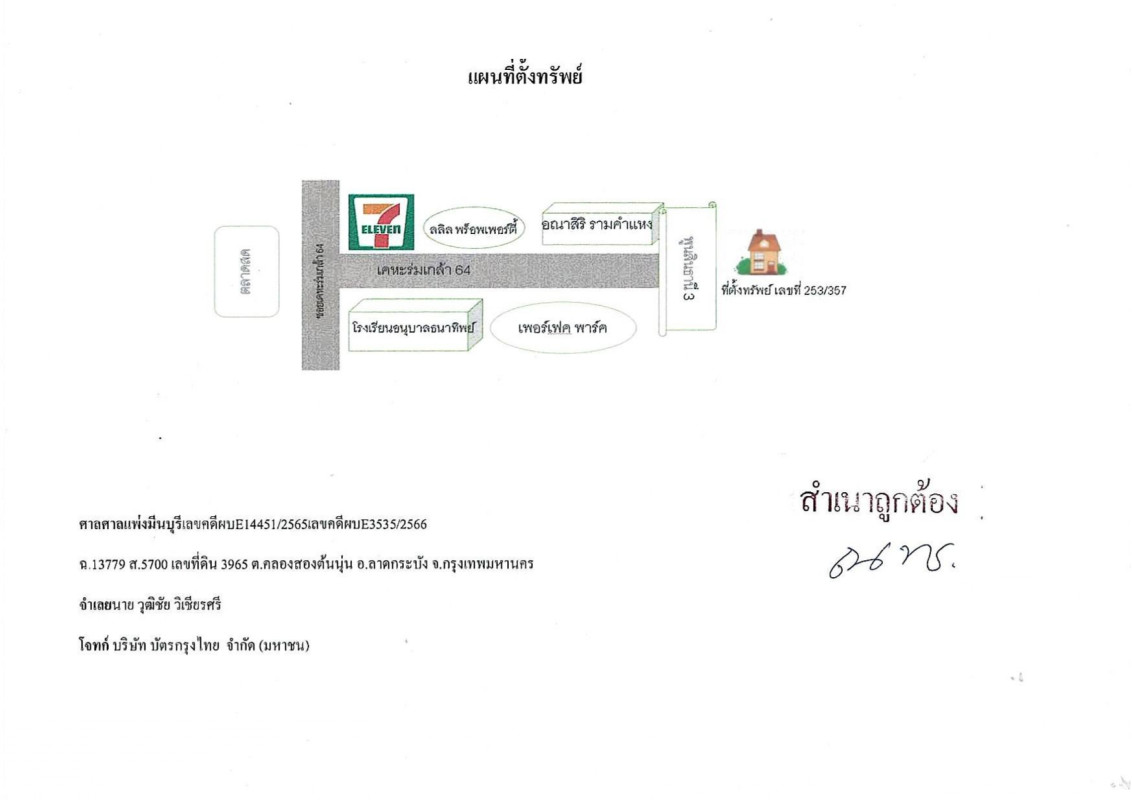 ทาวน์เฮ้าส์ กรุงเทพมหานคร ลาดกระบัง คลองสองต้นนุ่น 806500
