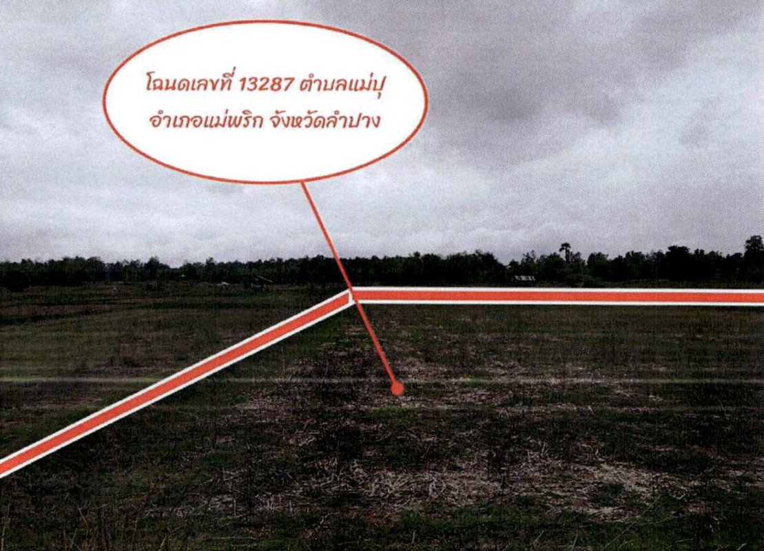ที่ดินเปล่า ลำปาง แม่พริก แม่ปุ 69350