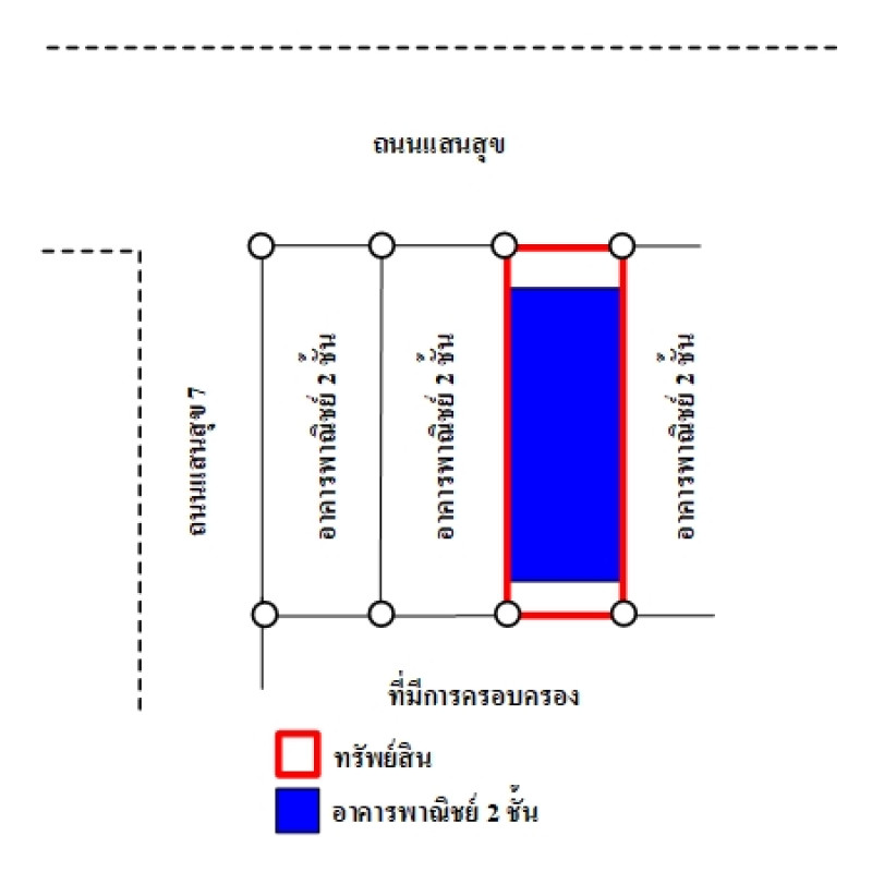 อาคารพาณิชย์ บุรีรัมย์ เมืองบุรีรัมย์ ในเมือง 2800000