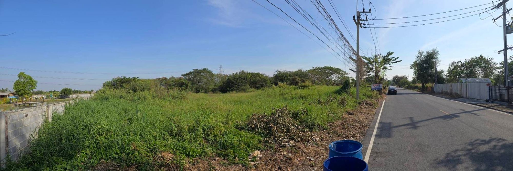 ที่ดินเปล่า ปทุมธานี ธัญบุรี บึงน้ำรักษ์ 7500000