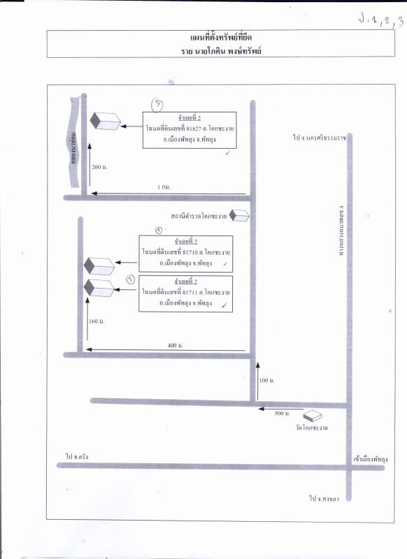 Residential land/lot Phatthalung Srinagarindra Chum Phon 80801