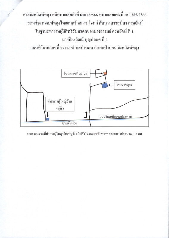 บ้านเดี่ยว พัทลุง ป่าบอน ป่าบอน 535920