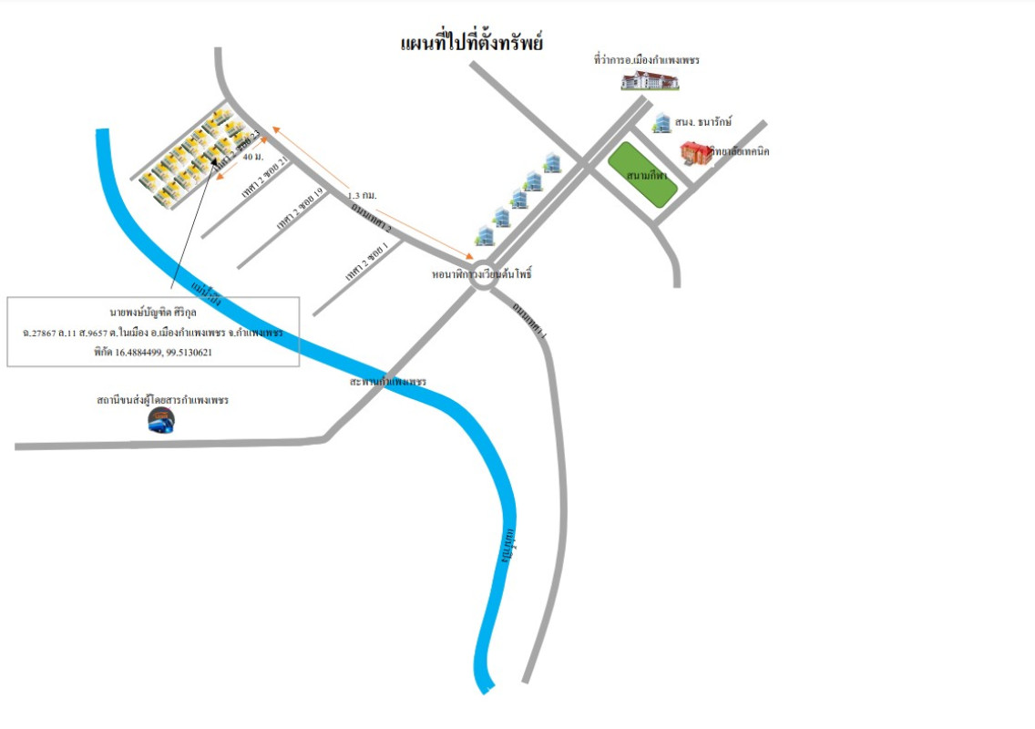 ทาวน์เฮ้าส์ กำแพงเพชร เมืองกำแพงเพชร ในเมือง 420660