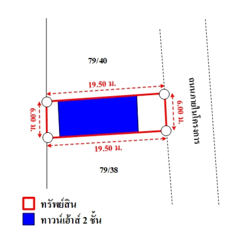 ทาวน์เฮ้าส์ อาร์ พี เพลส 2 นนทบุรี บางใหญ่ บางใหญ่ 3250000