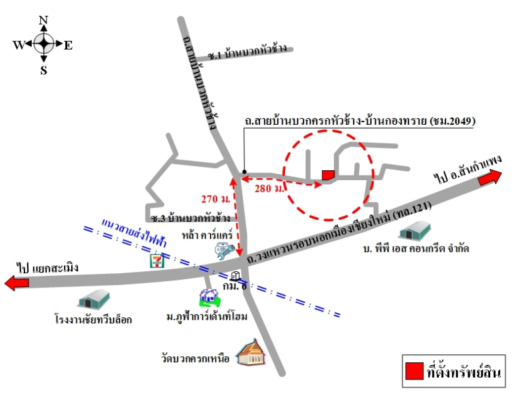 บ้านเดี่ยว เชียงใหม่ สารภี ท่าวังตาล 7145600