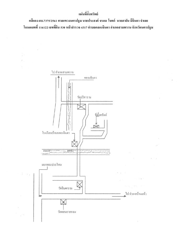 Residential land/lot Nakhon Pathom Sam Phran Talat Chinda 150000