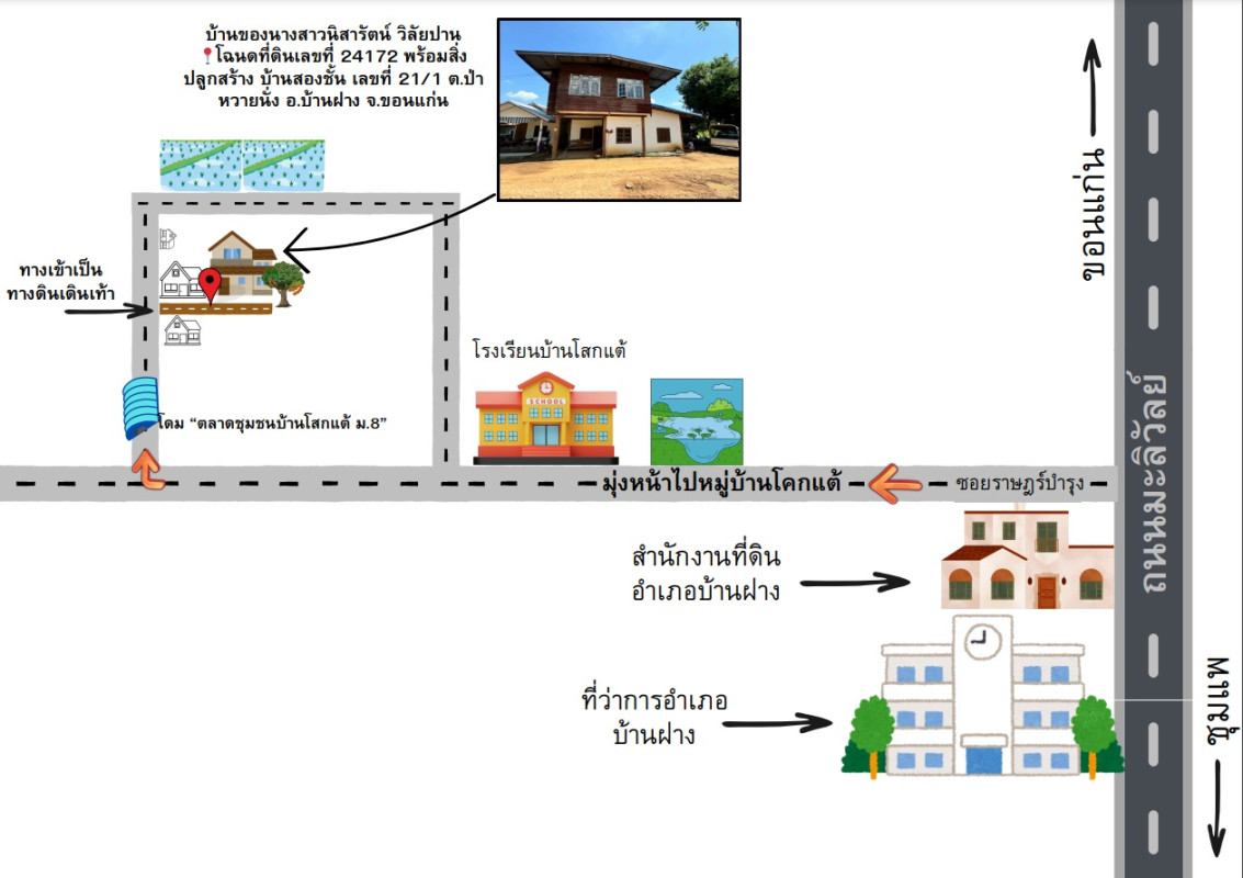 บ้านเดี่ยว ขอนแก่น บ้านฝาง ป่าหวายนั่ง 485980