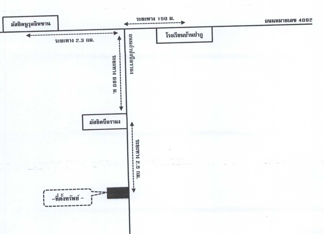 ที่ดินเปล่า ปัตตานี ทุ่งยางแดง น้ำดำ 146678