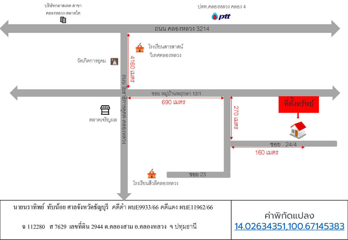 ทาวน์เฮ้าส์ ปทุมธานี คลองหลวง คลองสาม 805120